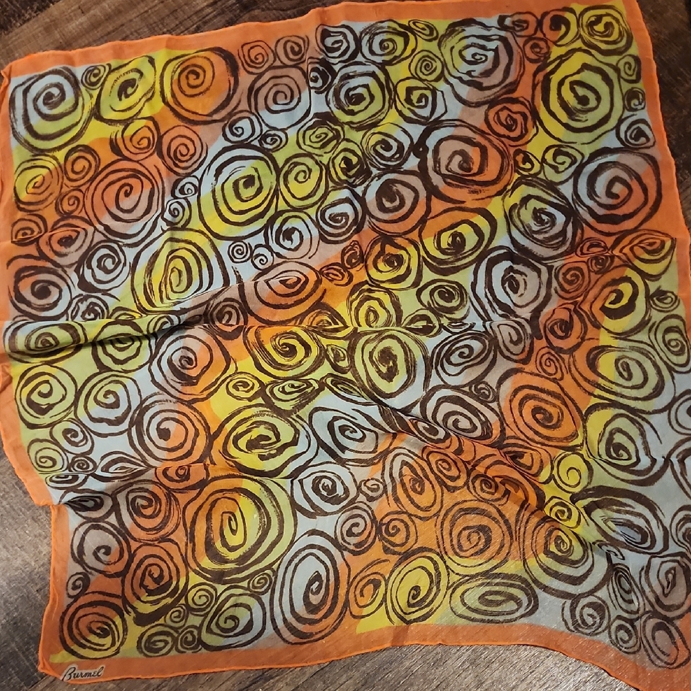 Colorful Swirl Pattern Scarf
